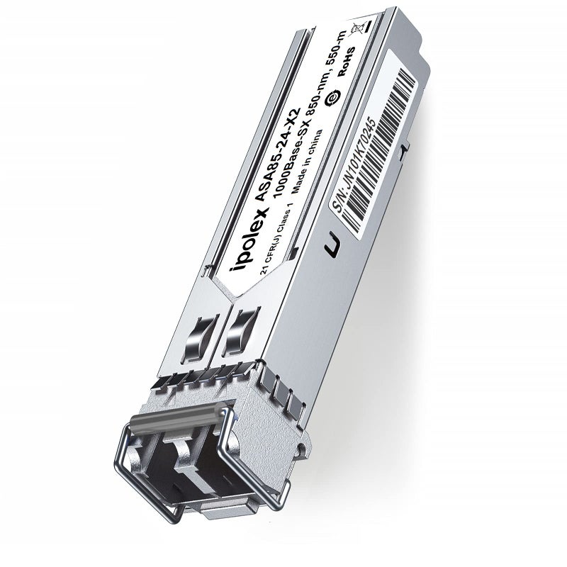 ipolex 1.25G Multimode SFP to Fiber Transceiver, 1000Base SX SFP Module, 850nm MMF, for Cisco GLC-SX-MMD/SFP-GE-S, Ubiquiti UF-MM-1G, Netgear AGM731F, Meraki, TP-Link, Mikrotik and More - Image 1